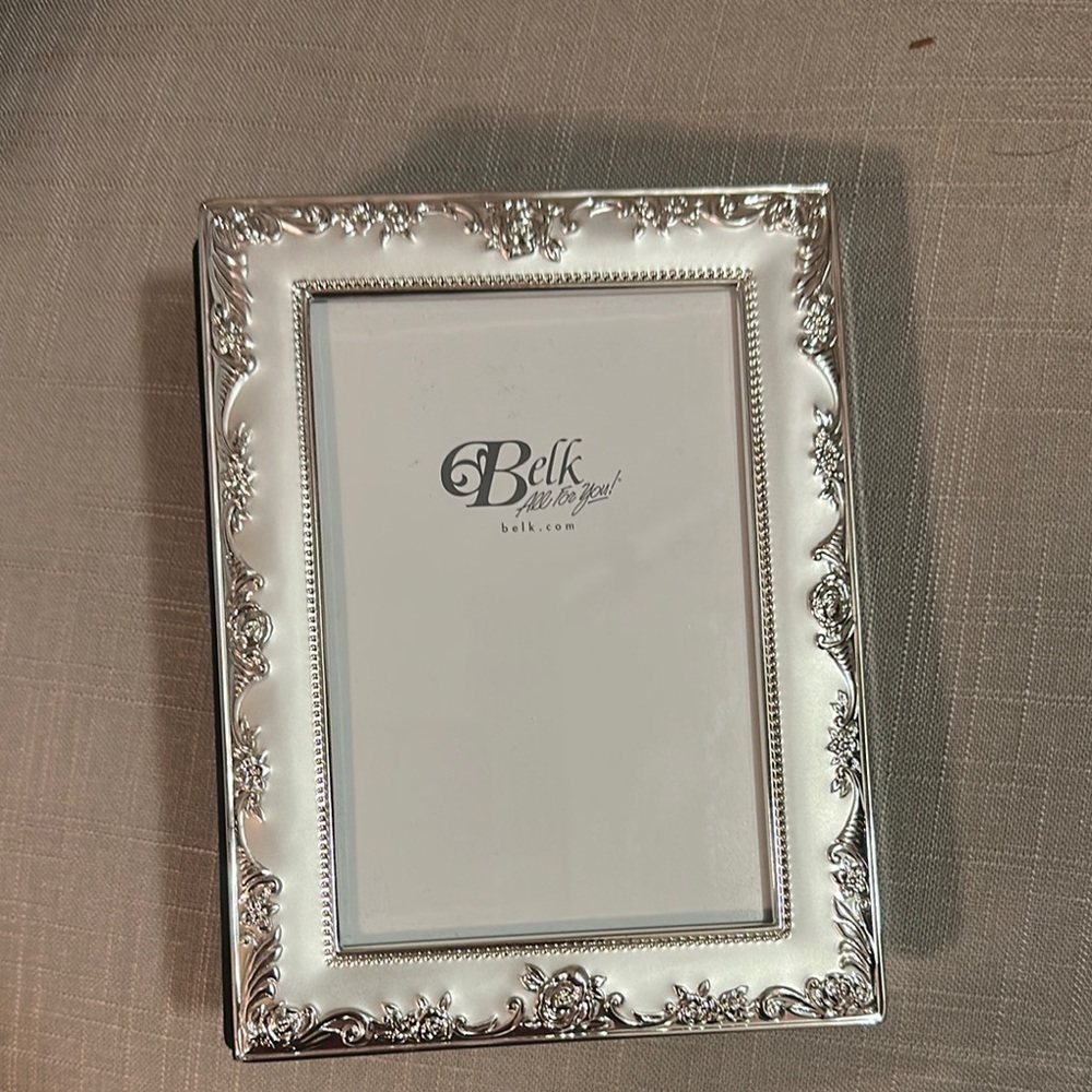Belk Silver Ornate Photo Frame
